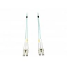 Tripp Lite 15M 10Gb Duplex Multimode 50/125 OM3 LSZH Fiber Patch Cable LC/LC Aqua 15 Meters