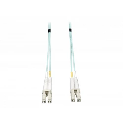 Tripp Lite 15M 10Gb Duplex Multimode 50/125 OM3 LSZH Fiber Patch Cable LC/LC Aqua 15 Meters