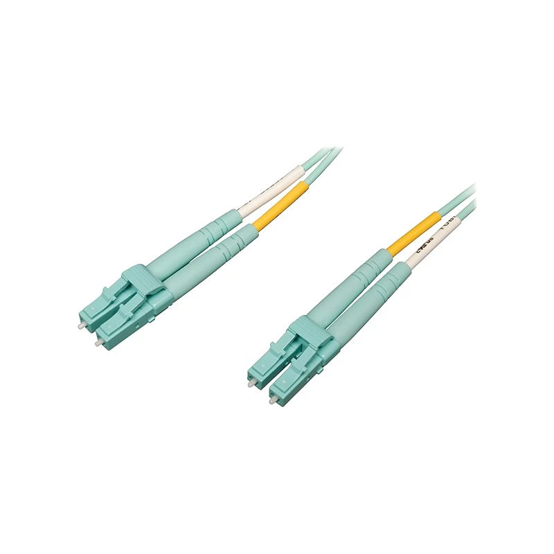 Tripp Lite 20M 10Gb/100Gb Duplex Multimode LC/LC OM4 Aqua Fiber Patch Cable 20 Meters