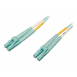 Tripp Lite 20M 10Gb/100Gb Duplex Multimode LC/LC OM4 Aqua Fiber Patch Cable 20 Meters