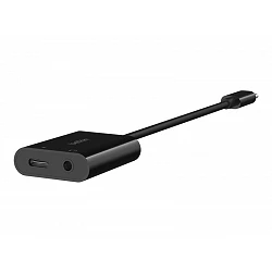 Belkin RockStar - USB-C a conector de auriculares / adaptador de carga