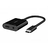 Belkin RockStar - USB-C a conector de auriculares / adaptador de carga