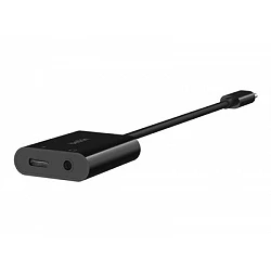 Belkin RockStar - USB-C a conector de auriculares / adaptador de carga