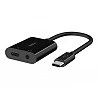 Belkin RockStar - USB-C a conector de auriculares / adaptador de carga