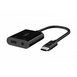 Belkin RockStar - USB-C a conector de auriculares / adaptador de carga