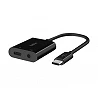 Belkin RockStar - USB-C a conector de auriculares / adaptador de carga