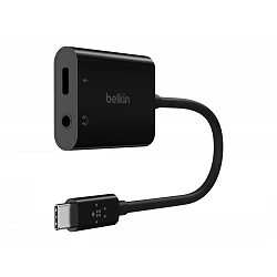 Belkin RockStar - USB-C a conector de auriculares / adaptador de carga