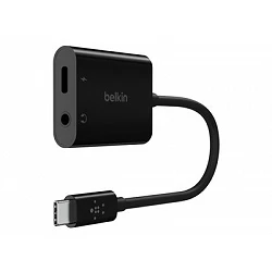 Belkin RockStar - USB-C a conector de auriculares / adaptador de carga