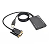 Tripp Lite VGA to HDMI Component Adapter Converter with USB Audio Power VGA to HDMI 1080p