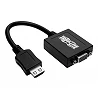 Tripp Lite HDMI to VGA with Audio Converter Cable Adapter for Ultrabook/Laptop/Desktop PC, (M/F), 6-in. (15.24 cm)