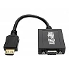 Tripp Lite HDMI to VGA with Audio Converter Cable Adapter for Ultrabook/Laptop/Desktop PC, (M/F), 6-in. (15.24 cm)