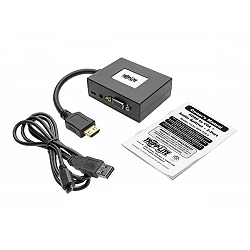 Tripp Lite 2-Port HDMI to VGA Splitter Audio/Video Adapter 1920x1440 1080p