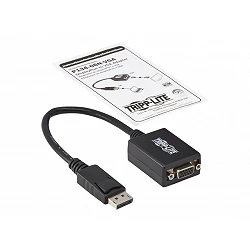 Tripp Lite 6in DisplayPort to VGA Adapter Active Converter DP to VGA M/F 6\\\"