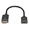 Eaton Tripp Lite Series DisplayPort to HDMI Video Adapter Video Converter (M/F), HDCP, Black, 1 ft.