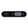 Tripp Lite DisplayPort to HDMI VGA Adapter Converter 4K x 2K @ 24/30Hz DP to HDMI VGA DPort 1.2