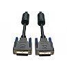 Eaton Tripp Lite Series DVI Dual Link Cable, Digital TMDS Monitor Cable (DVI-D M/M), 15 ft. (4.57 m)