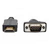 Eaton Tripp Lite Series HDMI to VGA Active Adapter Cable (HDMI to Low-Profile HD15 M/M), 3 ft. (0.9 m)