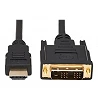 Eaton Tripp Lite Series HDMI to DVI Adapter Cable (HDMI to DVI-D M/M), 6 ft. (1.8 m)