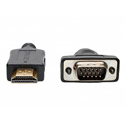 Eaton Tripp Lite Series HDMI to VGA Active Adapter Cable (HDMI to Low-Profile HD15 M/M), 6 ft. (1.8 m)