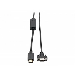 Eaton Tripp Lite Series HDMI to VGA Active Adapter Cable (HDMI to Low-Profile HD15 M/M), 10 ft. (3.1 m)