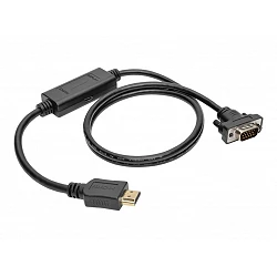 Eaton Tripp Lite Series HDMI to VGA Active Adapter Cable (HDMI to Low-Profile HD15 M/M), 10 ft. (3.1 m)