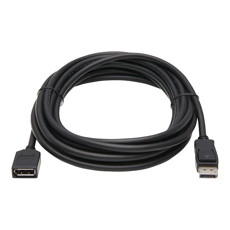 Eaton Tripp Lite Series DisplayPort Extension Cable with Latch, 4K @ 60 Hz, HDCP 2.2 (M/F), 15 ft. (4.57 m)