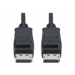 Eaton Tripp Lite Series DisplayPort 1.4 Cable with Latching Connectors, 8K (M/M), Black, 10 ft. (3.1m)