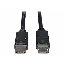 Eaton Tripp Lite Series DisplayPort Cable with Latching Connectors, 4K 60 Hz (M/M), Black, 15 ft. (4.57 m)