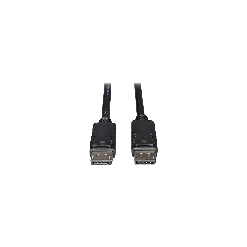 Eaton Tripp Lite Series DisplayPort Cable with Latching Connectors, 4K 60 Hz (M/M), Black, 15 ft. (4.57 m)