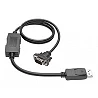 Eaton Tripp Lite Series DisplayPort 1.2 to VGA Active Adapter Cable (DP with Latches to HD15 M/M), 3 ft. (0.9 m)