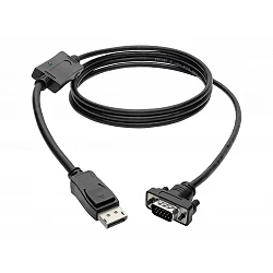 Eaton Tripp Lite Series DisplayPort 1.2 to VGA Active Adapter Cable (DP with Latches to HD15 M/M), 3 ft. (0.9 m)