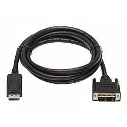 Eaton Tripp Lite Series Safe-IT DisplayPort to DVI Antibacterial Adapter Cable (DP to DVI-D Single Link M/M), 1080p 60 H