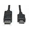 Eaton Tripp Lite Series DisplayPort to HDMI Adapter Cable (M/M), 3 ft. (0.9 m)