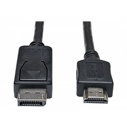 Eaton Tripp Lite Series DisplayPort to HDMI Adapter Cable (M/M), 6 ft. (1.8 m)