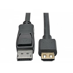 Eaton Tripp Lite Series DisplayPort 1.2 to HDMI Active Adapter Cable (M/M), 4K 60 Hz, Gripping HDMI Plug, HDCP 2.2, 6 ft