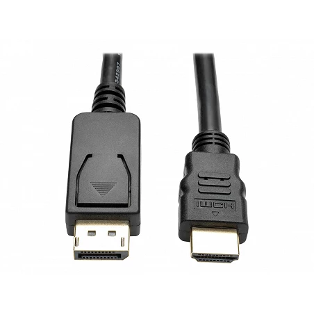 Eaton Tripp Lite Series DisplayPort 1.2 to HDMI Adapter Cable (DP with Latches to HDMI M/M), 4K, 6 ft. (1.8 m)