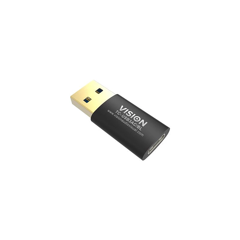 Vision Professional - Adaptador USB - USB Tipo A (M) a 24 pin USB-C (H)