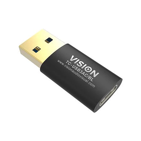 Vision Professional - Adaptador USB - USB Tipo A (M) a 24 pin USB-C (H)