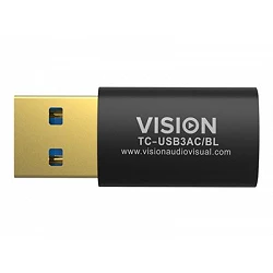 Vision Professional - Adaptador USB - USB Tipo A (M) a 24 pin USB-C (H)