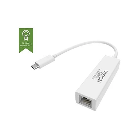 Vision TC-USBCETH - Adaptador de red - USB-C