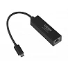 Vision TC-USBCETH/BL - Adaptador de red - USB-C 3.1