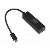 Vision TC-USBCETH/BL - Adaptador de red - USB-C 3.1