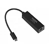 Vision TC-USBCETH/BL - Adaptador de red - USB-C 3.1