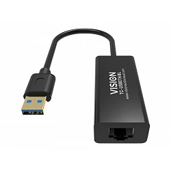 Vision TC-USBETH/BL - Adaptador de red - USB 2.0