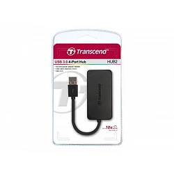 Transcend HUB2 - Hub - 4 x SuperSpeed USB 3.0