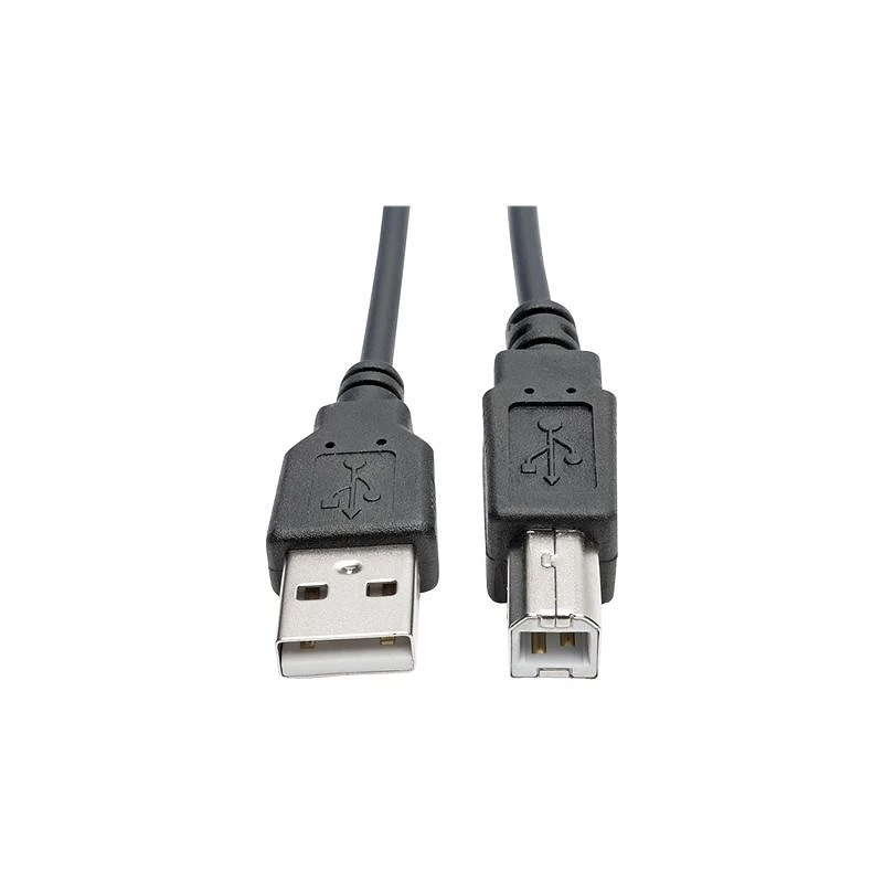 Eaton Tripp Lite Series USB 2.0 A to B Coiled Cable (M/M), 10 ft. (3.05 m)