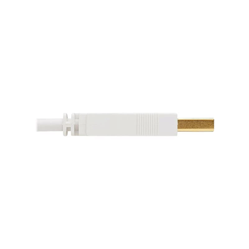 Eaton Tripp Lite Series Safe-IT USB 2.0 A to B Antibacterial Cable (M/M), White, 6 ft. (1.83 m)