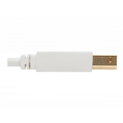 Eaton Tripp Lite Series Safe-IT USB 2.0 A to B Antibacterial Cable (M/M), White, 6 ft. (1.83 m)