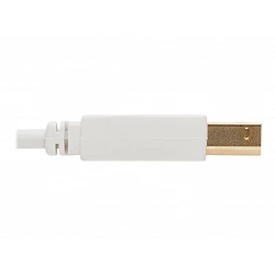 Eaton Tripp Lite Series Safe-IT USB 2.0 A to B Antibacterial Cable (M/M), White, 6 ft. (1.83 m)