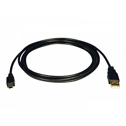 Eaton Tripp Lite Series USB 2.0 A to Mini-B Cable (A to 5Pin Mini-B M/M), 6 ft. (1.83 m)